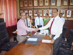An mou was signed with survey department for data sharing for modernizing rubber sector by effective use of rubber digital land registry mapping system to address international market